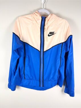 Nike Womens Sportswear Windrunner Jacket Size Medium Athletic Gym Y2K 1970 1980